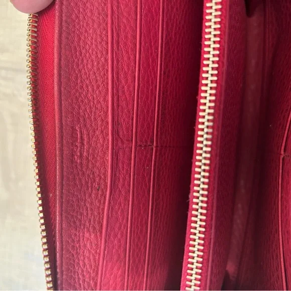 EUC Prada Milano Pink Long Zip Round Wallet - Picture 8 of 12